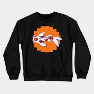 Koi pixelart orange Crewneck Sweatshirt